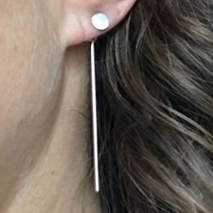 Edgy pendant earrings by Club Monaco.